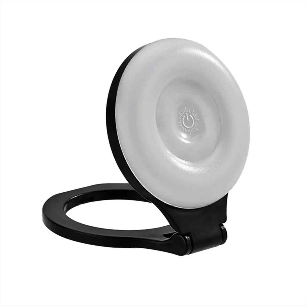 For Mobile Phone Magnetic Fill Light Selfie Beauty Light Mobile Phone Fill Light Portable Mini Black