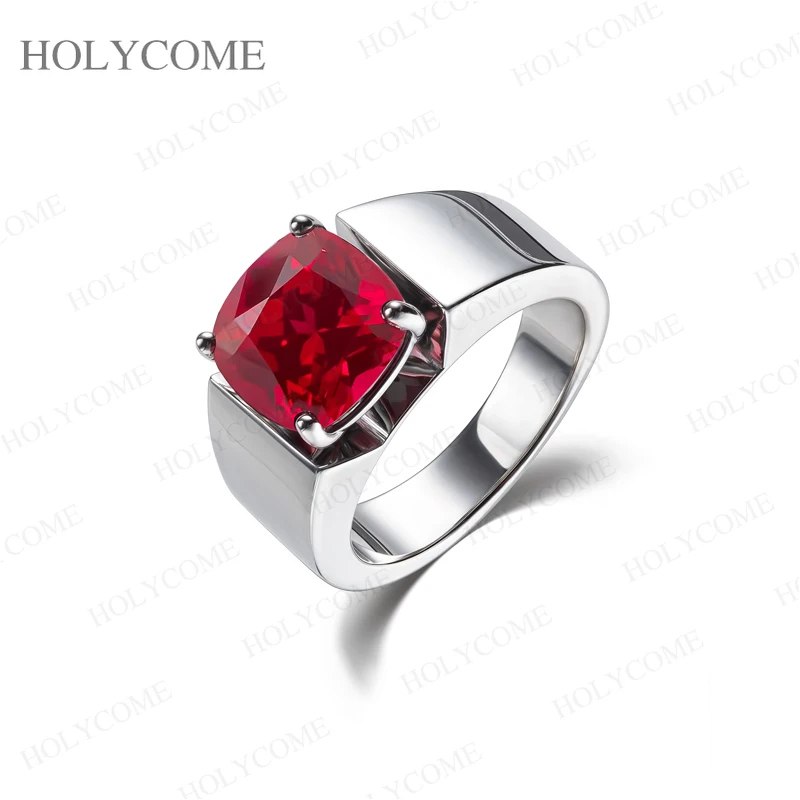 Ringe aus 925er Sterlingsilber für Herren, 5 Karat Moissanit/Im Labor gezüchteter Edelstein, VVS1, modische Geschenke, Verlobung, Hochzeit, hochwertiger Schmuck – Detail 4