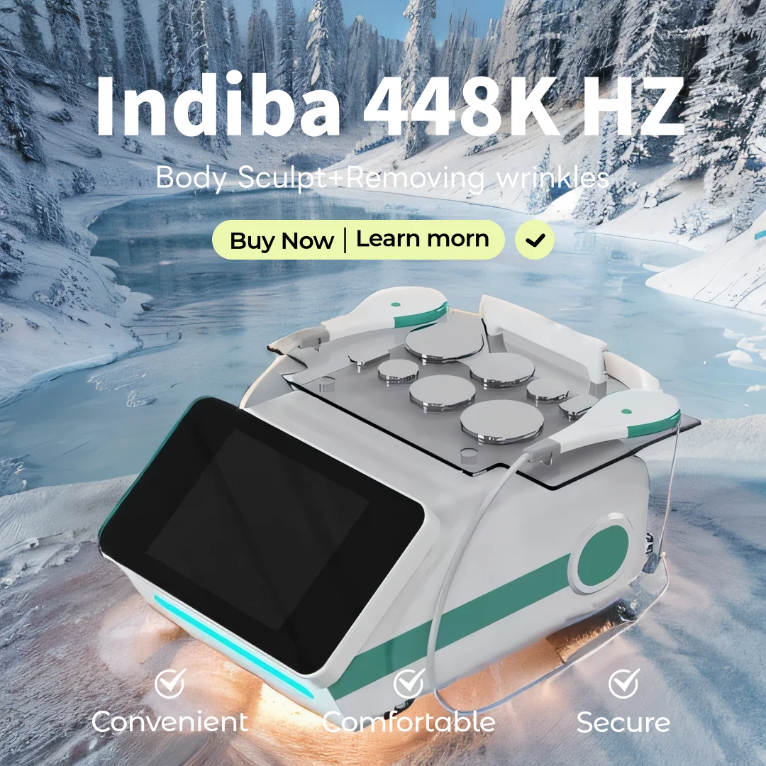 Indiba Activ Deep Beauty Therapy 448K Rf CAP RES Body Fat Removal Body Cellulite Slimming System  CET RET