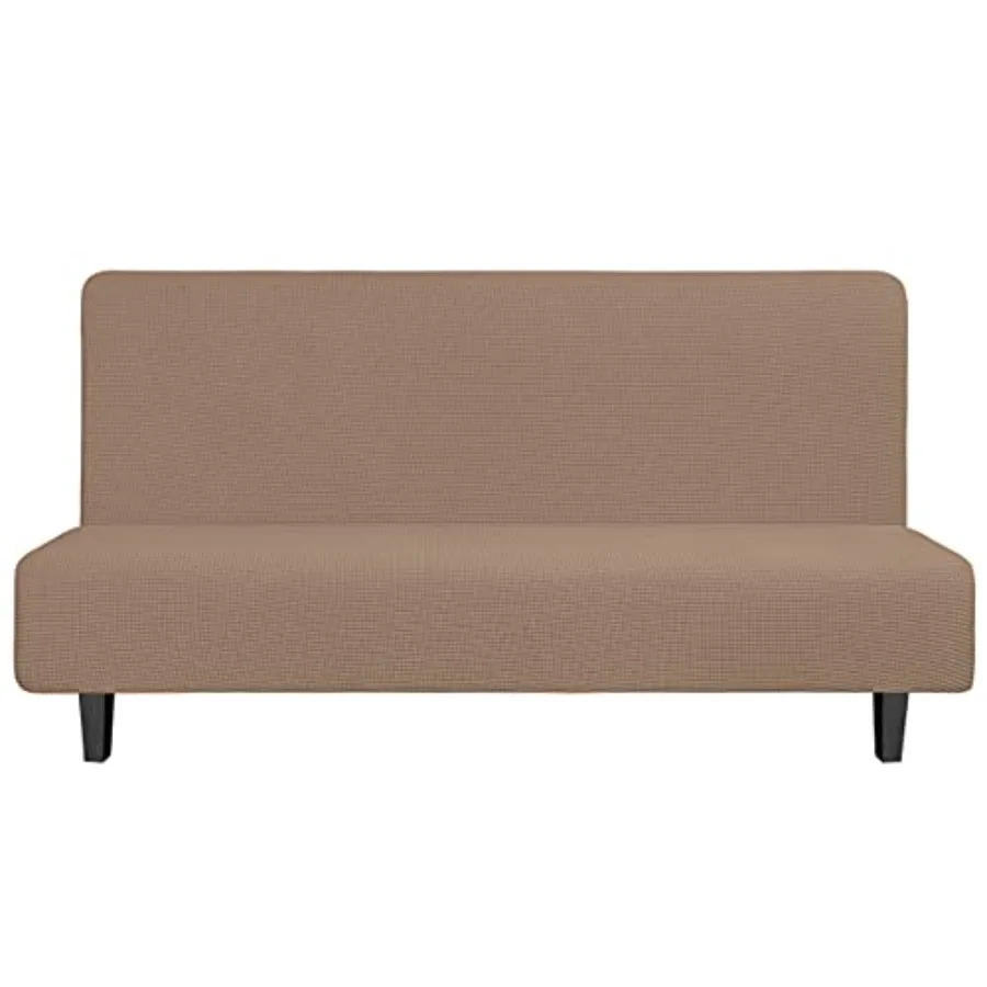 

Эластичный чехол для дивана-футона без подлокотников, защитный чехол для мебели, мягкий, с эластичным низом из спандекса