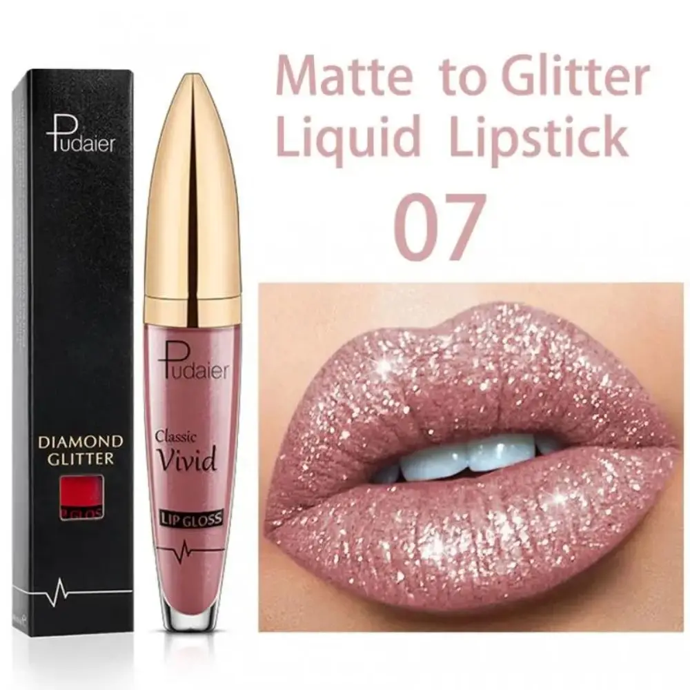 10 Colors Pearlescent Lip Gloss New Long Lasting Waterproof Liquid Lipstick Diamond Lip Gloss Matte Shiny Lip Gloss