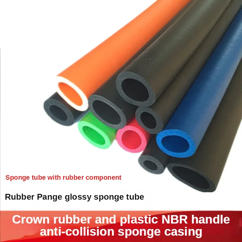 NBR Rubber Foam Thermal Insulation Sleeve  Smooth Sponge Pipe Environmental Protection Wear-resistant Anti-collision Handle