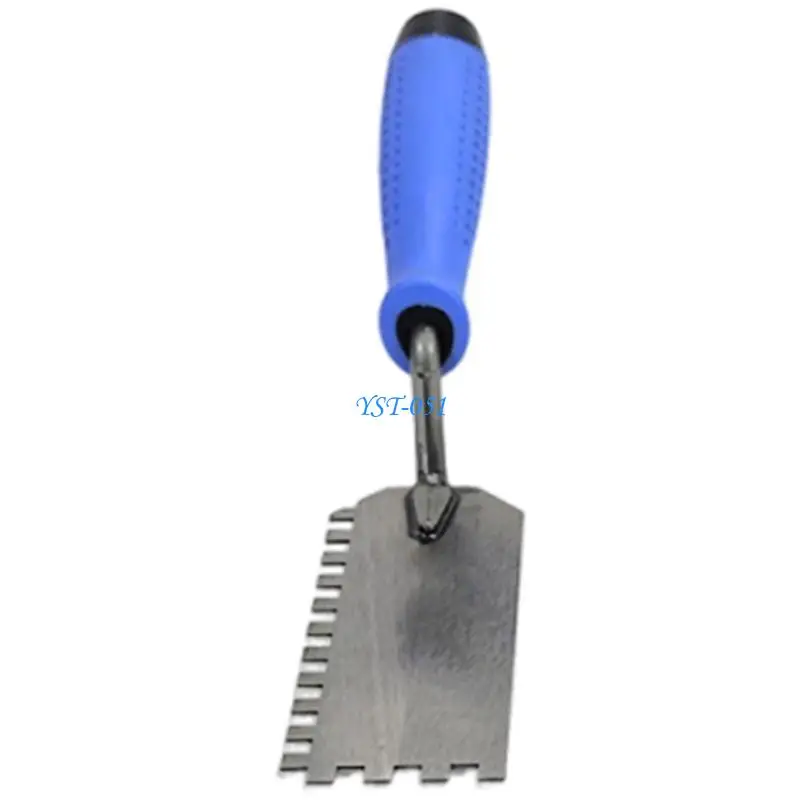 

E15A Masonry Trowel Building Tool For Brick & Tile Work With Notched
