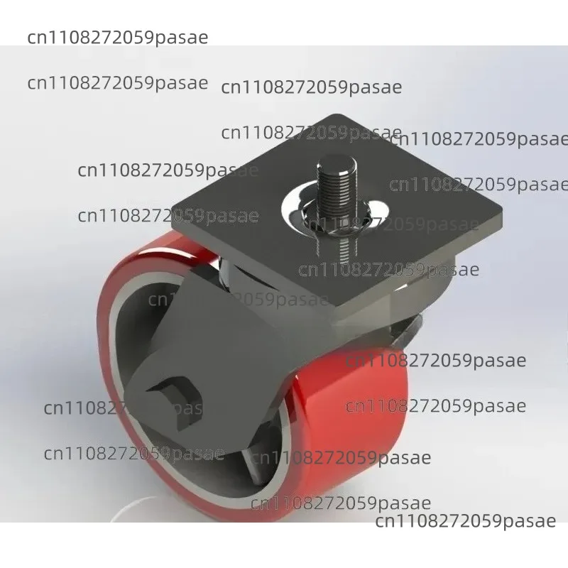 6-inch Heavy-Duty 1-Ton Swivel Casters, PU Swivel Wheels