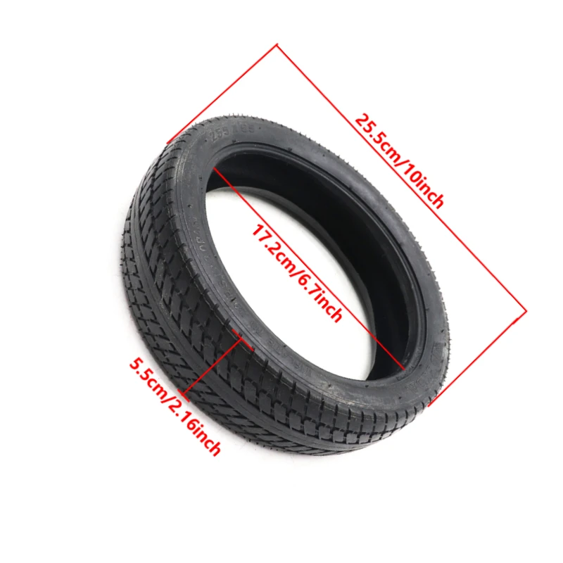 Electric Scooter Tricycle Tire Set Featuring 255X55 Dimensions with Outer Tire and Inner Tube