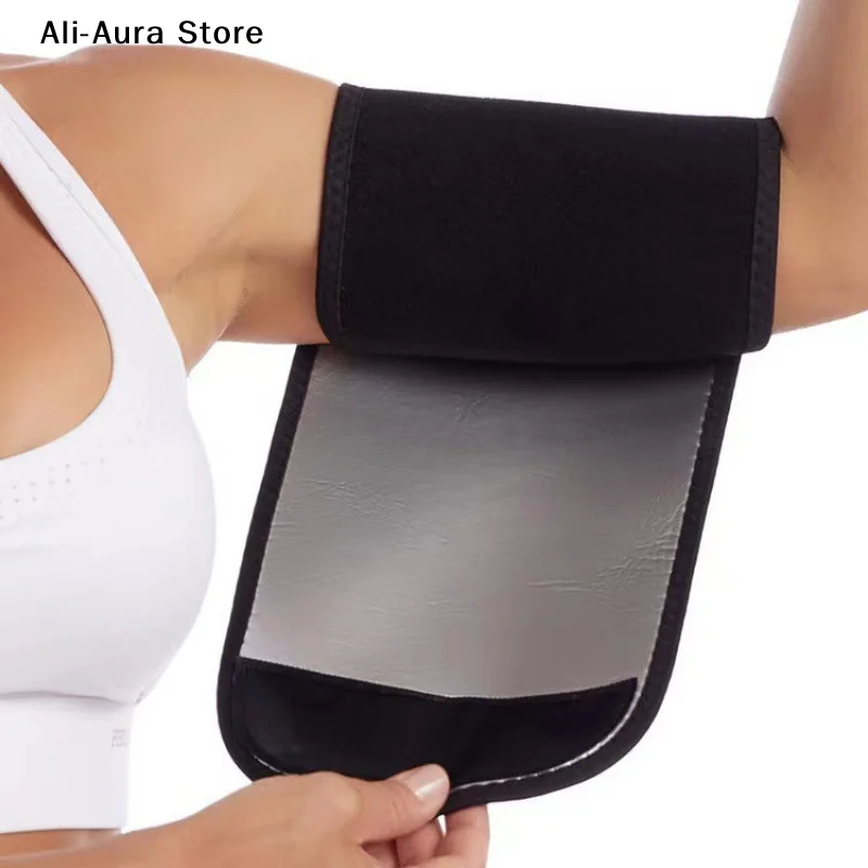 1 Pair Arm Trimmers Sauna Wrap Women Arms Sweat Hot Neoprene Bands Workout Slimming  Trimmer Belt Corset