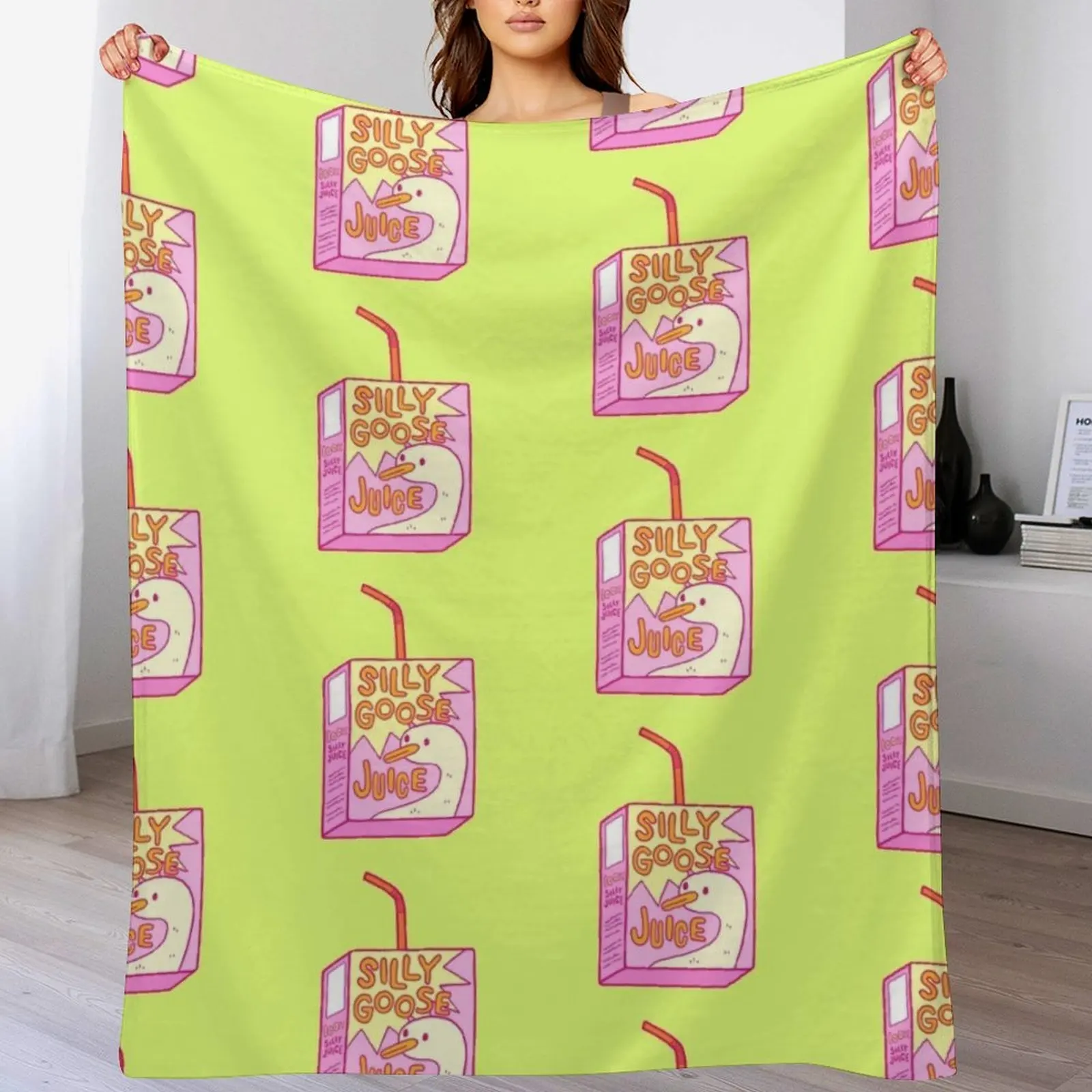 

Silly Goose Juice Throw Blanket