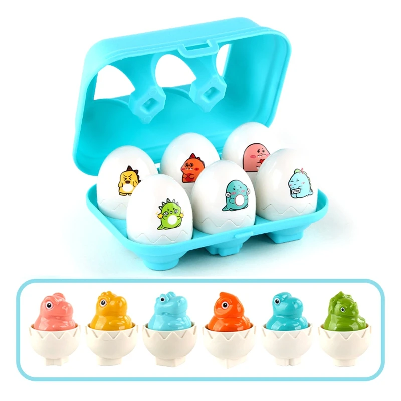 6PCS 3D Eggs Puzzle Learning Education Math Toys  Smart Game Easter Gifts For 1 2 3 Year Old