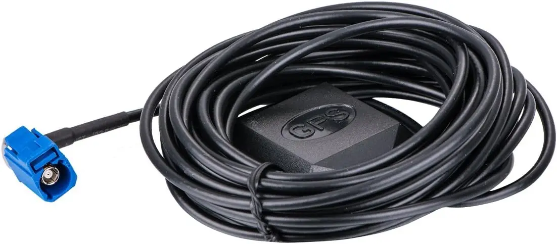 

GPS Antenna Fakra C Right Angle Compatible with Ford SYNC Navigation Audi VW MFD2 RNS2 RNS-E 5M Long