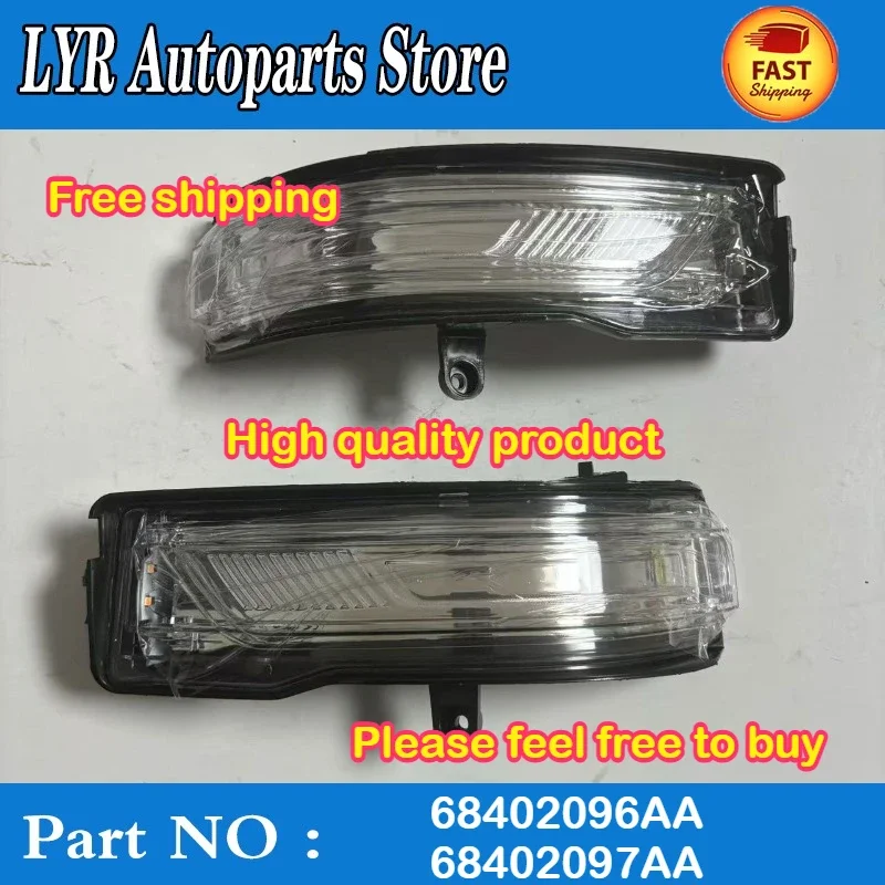 High quality Front Left or right Side Mirror Turn Signal Light for 2019 2020 2021 2022 Dodge Ram 1500 68402096AA 68402097AA