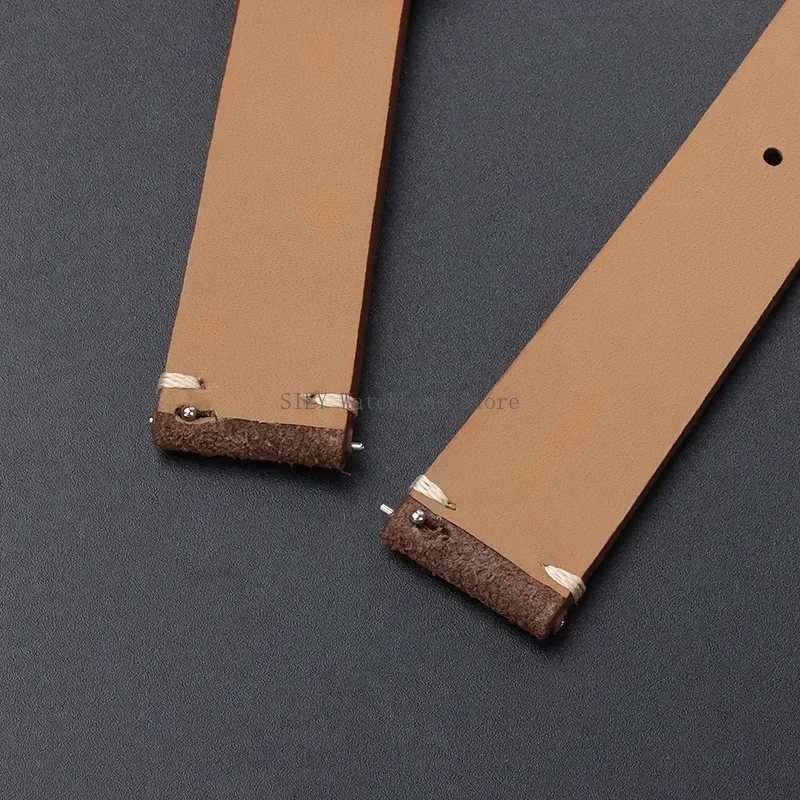 14mm 16mm 18mm 20mm 22mm Quick Release Soft Suede Strap Sport Wristband Brown Watch Bands Women&Men Calfskin Bracelets Accessory