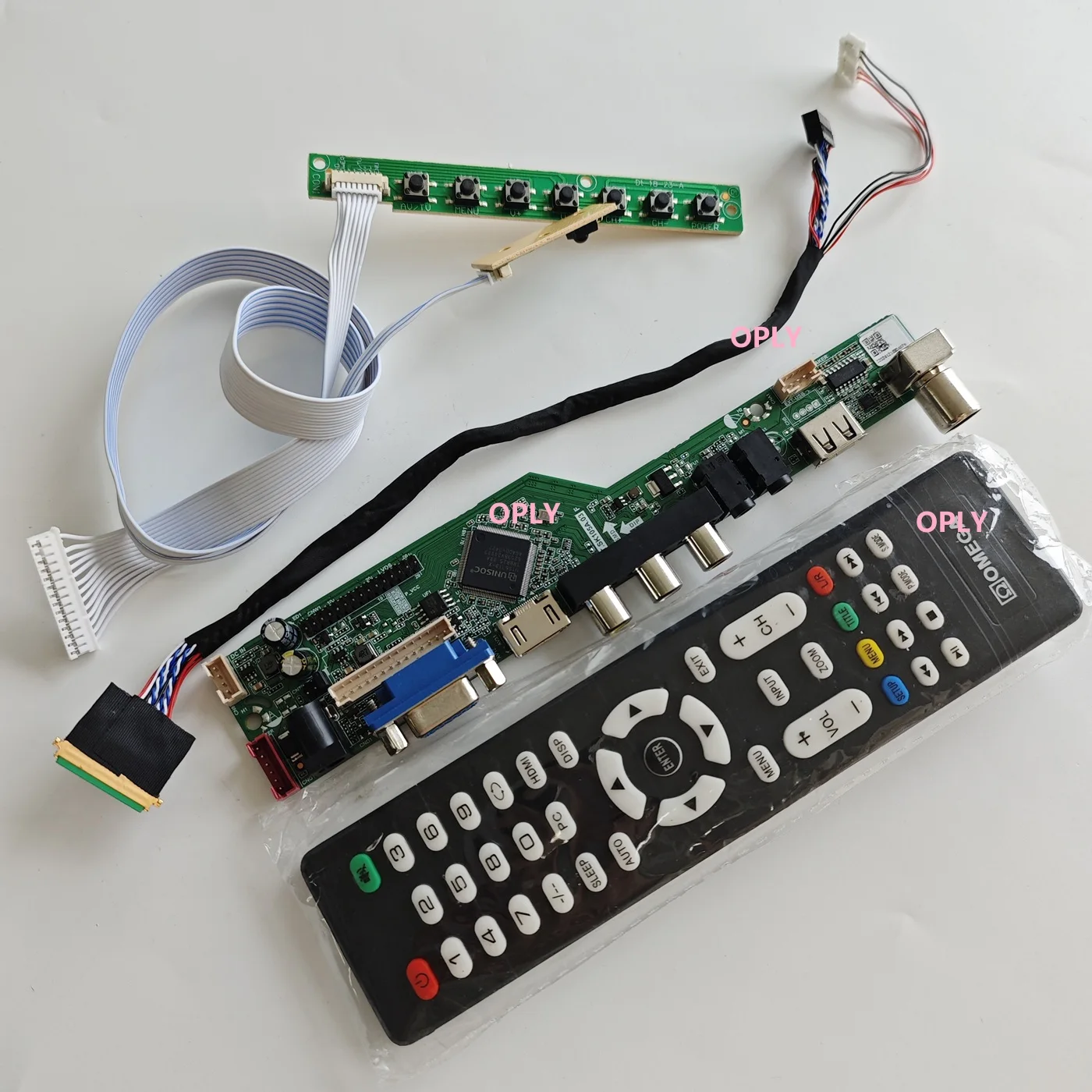 

Kit for N156B6-L0B N156B6-L06/L0A N156B6 L 15.6" 1366×768 LCD screen LED USB remote AV VGA HDMI-compatible TV Controller board