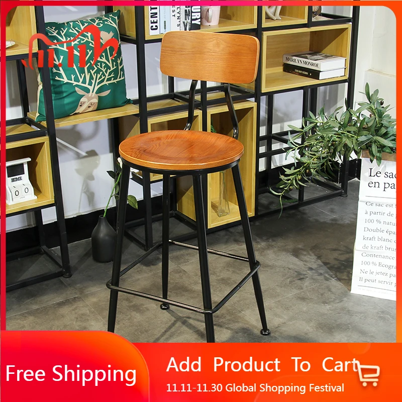 ผู้ใหญ่ Creative เก้าอี้ Retro Design แผนกต้อนรับผิดปกติเก้าอี้บาร์คุณภาพสูงคุณภาพสูง Taburete Alto ที่ไม่ซ้ํากันเฟอร์นิเจอร์