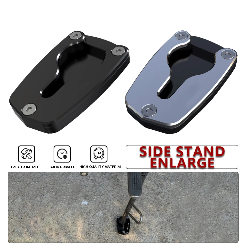 FOR HONDA Varadero XL1000V XL 1000 V 2003-2011 2005 2006 2007 2008 2009 2010 Kickstand Side Stand Extension Enlarger Plate Pad