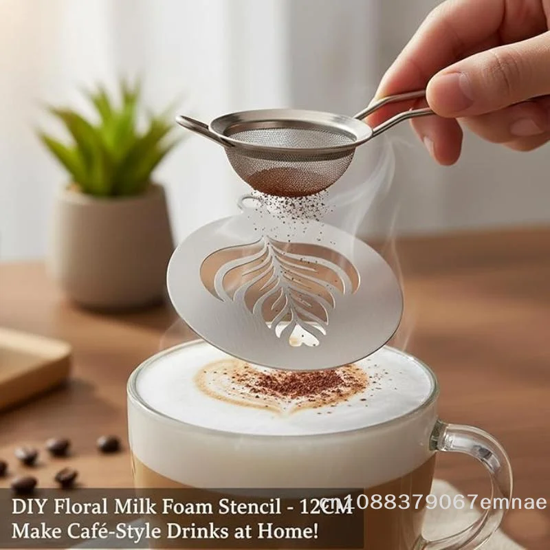 [ZYAS]【xxx】4個/セットステンレス鋼コーヒーステン - Coffee Stencil Art のレビューと価格