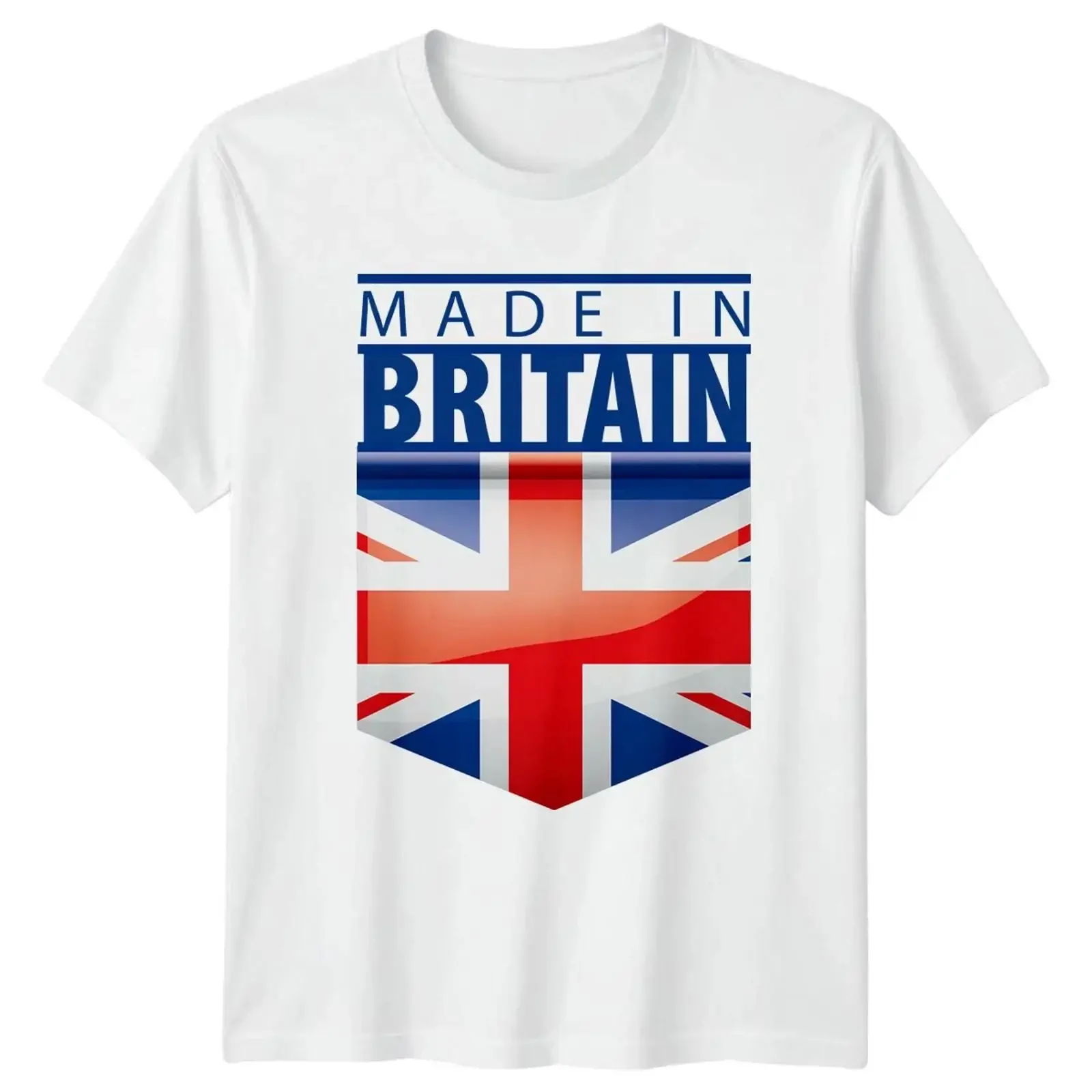 Made In Britain Union Jack British Flag Herren T Shirt Damen Grafik vintage Washed fashion designer clothes Breathable graphic