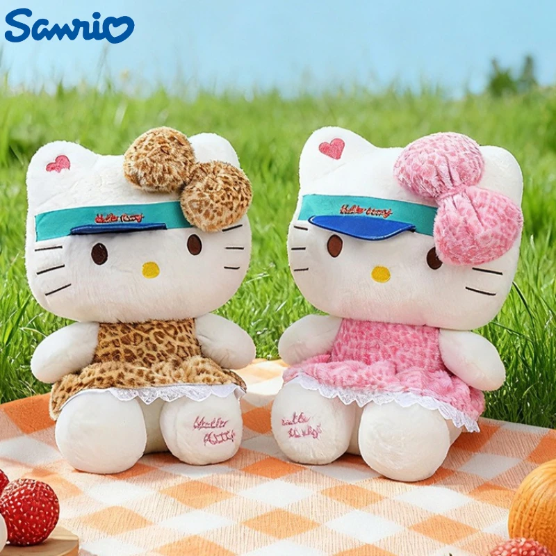 30/45/60CM Big Size Hello Kitty Knuffels Sanrio Peluche Cartoon Anime Pluche Kawaii Fornament Comfortabele zachte Pop Speelgoed Geschenken