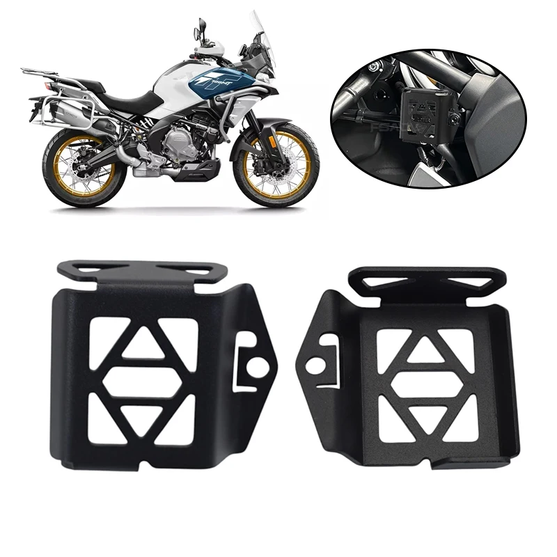 For CFMOTO 700MT MT700 CF 700 MT 2025 Motorcycle Rear Brake Fluid Reservoir Cover Guard Protection Aluminum Acceesories