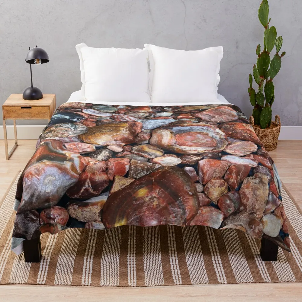 

Agate Puzzle Throw Blanket Soft Bed Blankets Flannel Blanket For Sofa