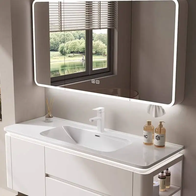 Drawers Display Bathroom Storage Cabinet Glass Modern Storage Bathroom Storage Cabinet Home Hotel Muebles Para Hogar Furniture