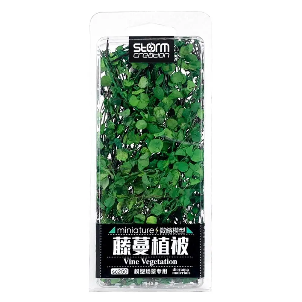 Simulation Miniature Model Leaves Miniature Vines Fairy Garden Vegetation Scene Model Railroad Scenery Realistic