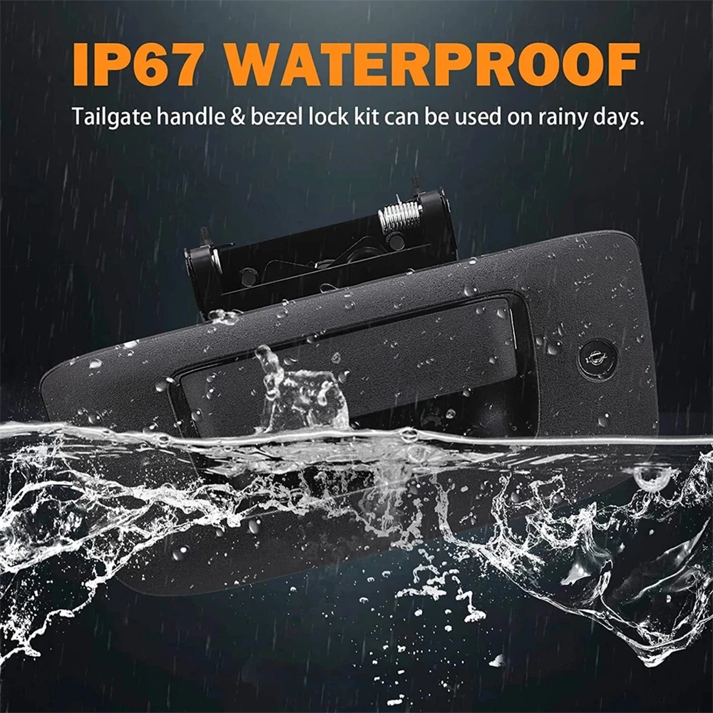 

2-Key ​Tailgate Lock Kit for Chevrolet Silverado for GMC Sierra 22755305 2007-2014