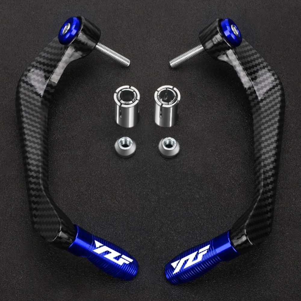 For YAMAHA YZF R1 R6 R3 2006-2024 2023 2022 2021 2020 2019 2018 Handlebar Grips Brake Clutch Levers Guard Protector Handguard