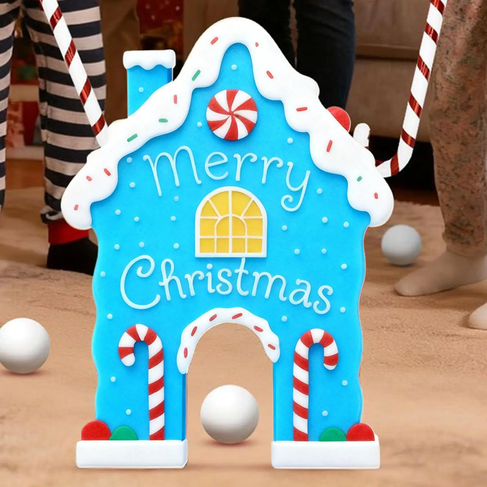 Jeux de Golf pour enfants, jouets de noël amusants et portables, jeu de Golf en pain d'épices avec balles, canne à bonbons pour adolescents et adultes, vie familiale