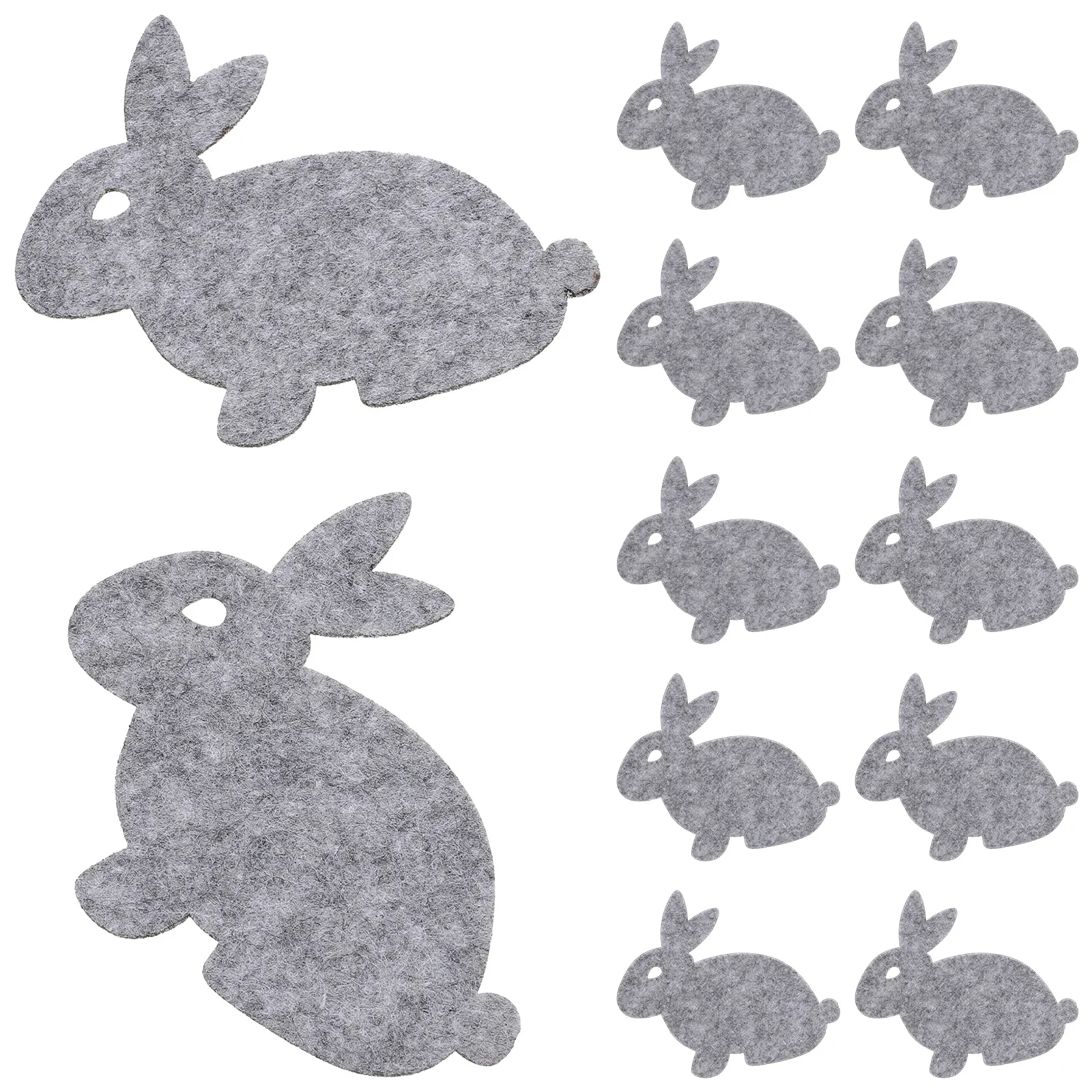 Juego de 12 Manteles Individuales con Diseño de Conejito de Pascua, Mantel Individual de Tela Suave para Decoración de Mesa de Restaurante, Protección de Mesa para Cenas Festivas