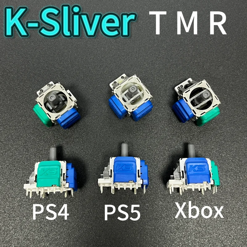 50 pz/lotto K-Silver TMR Joystick Elettromagnetico per PS5 PS4 Xbox Serie Modulo Controller Sensore Magnetico Analogico Stick Parte