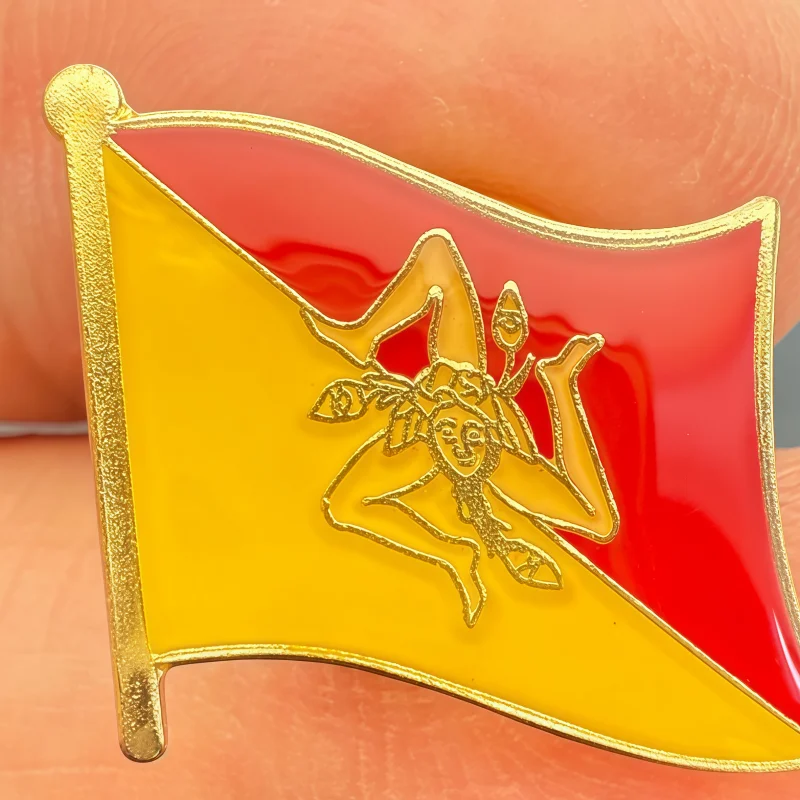 Flag Metal Soft Enamel Lapel Badge Pins Brooches