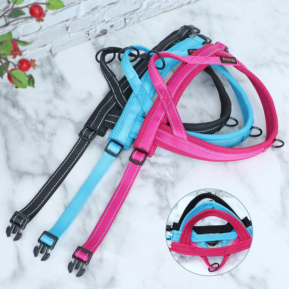 No Pull Dog Harness Nylon Pet Harness with Handle Reflective Durable Training Harness for Small Medium Large Dog German Shepherd