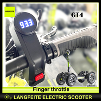 LANGFEITE GT3 GT4 GT4S Throttle Plastic Finger Throttle Electric scooter Right Thumb Throttle With NFC Card 6-Pin Accelerator