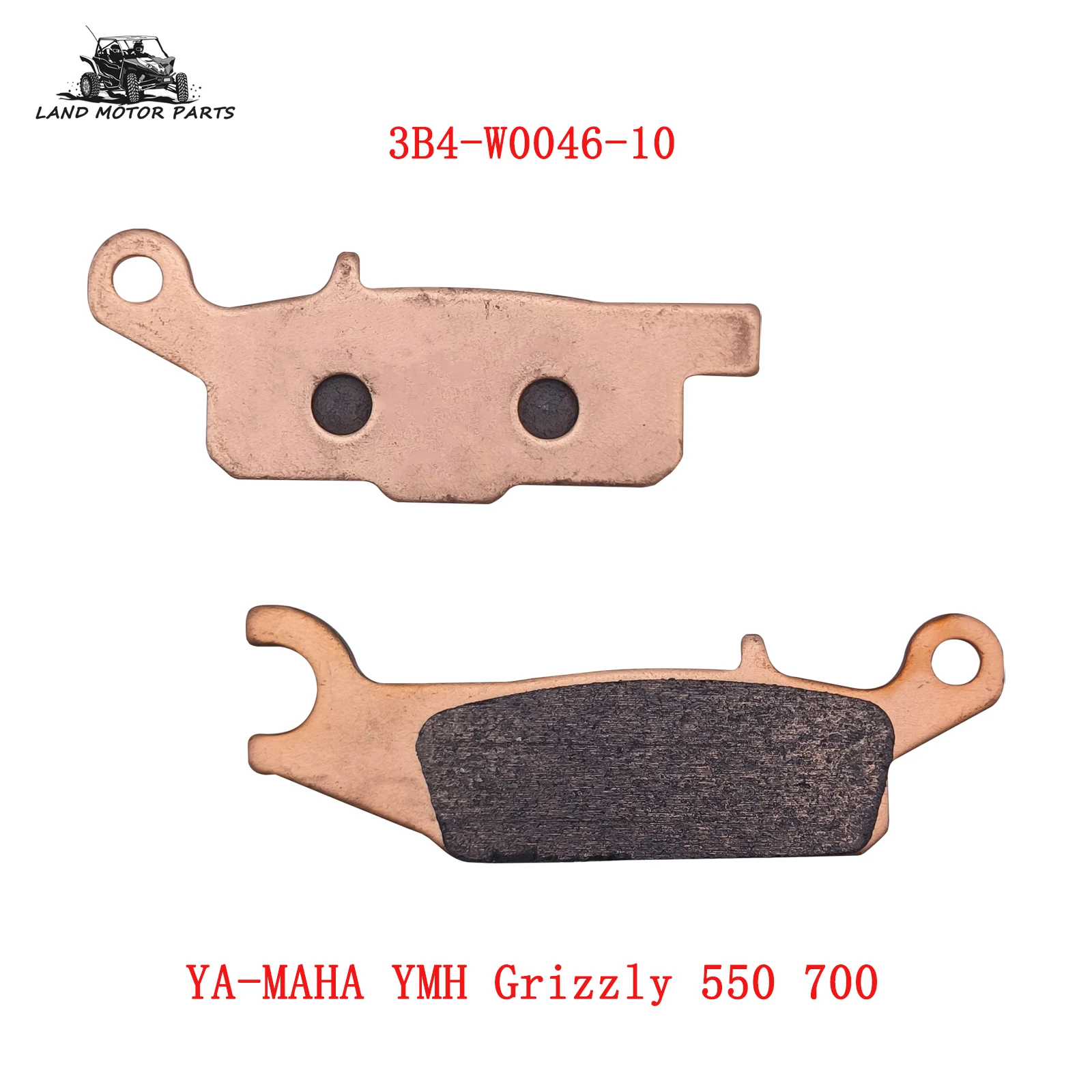 

Тормозные колодки FA446 OEM 3B4-W0046-10 для YA-MAHA YMH Grizzly 550 700