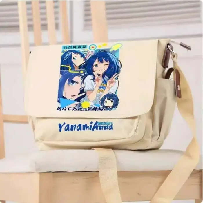 

Yanami Anna Too Many Losing Heroines Повседневная Оксфордская школьная сумка через плечо Студенческий подростковый подарок B1808 Аниме
