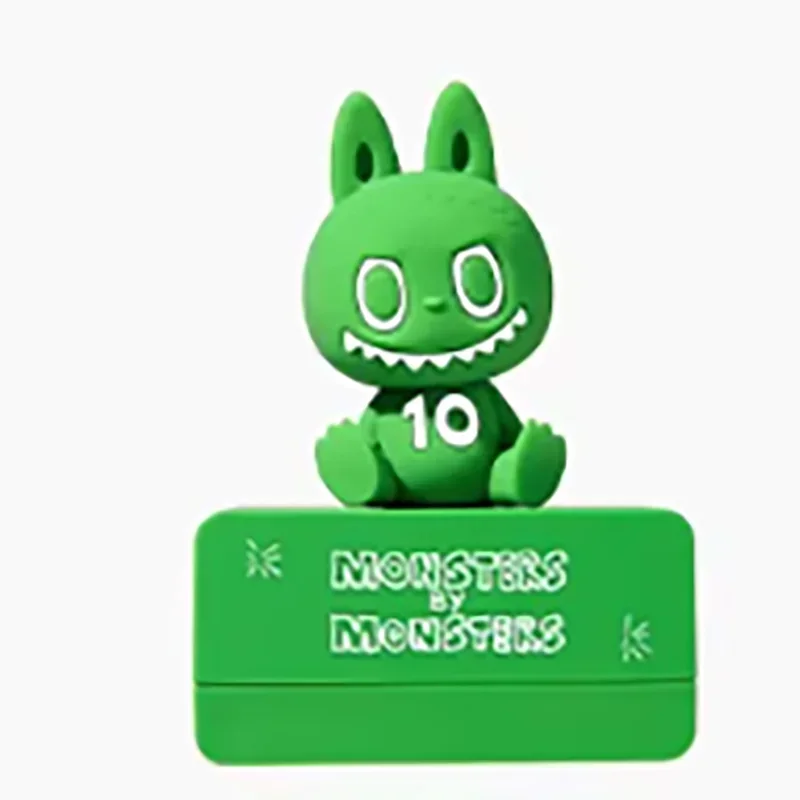 POP MART LABUBU THE MONSTERS 10e verjaardag serie - Koelkastmagneet Mystery Box Originele Blind Box Guess Toy Bag Ornament Figuur