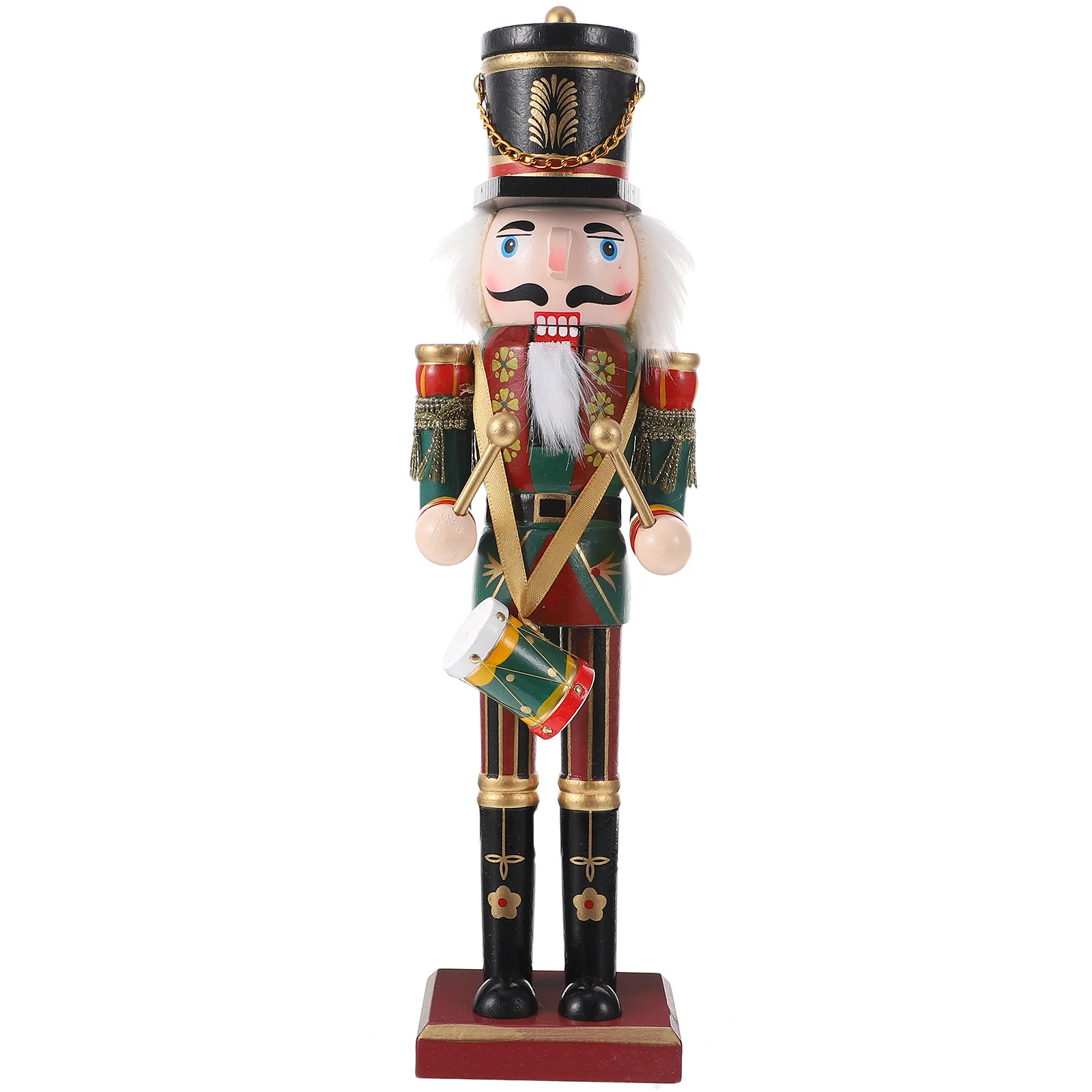 

Toy Puppet Ornaments Xmas Painted Walnut Soldier Nutcracker Stickers Puppets Child