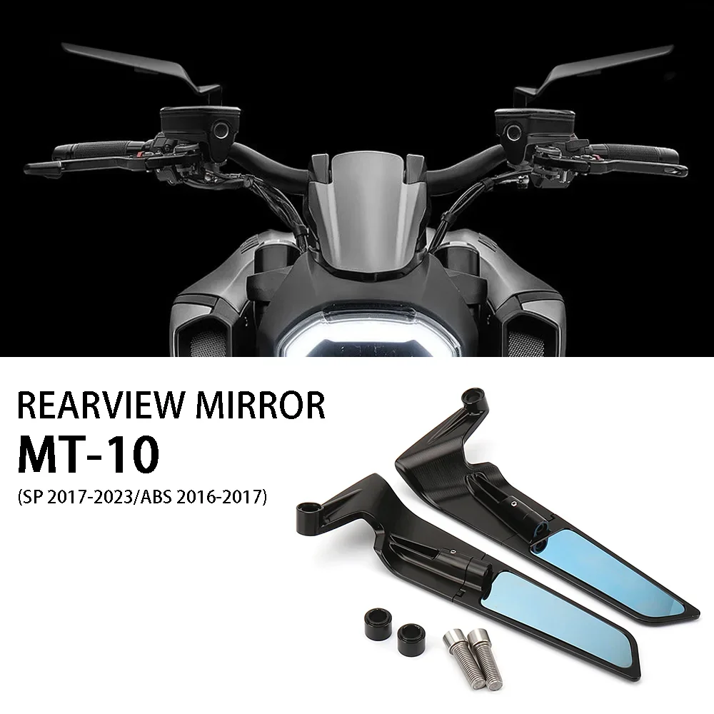 

Motorcycle Accessories Mirror Wind Wing side Rearview Reversing mirrors Universal For YAMAHA MT-10 SP MT10 MT 10 ABS mt10 2023