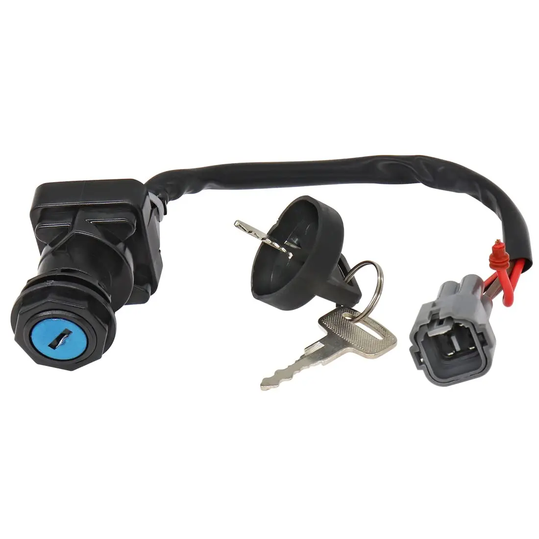 4-Pin Ignition Key Switch with 2 Keys for Arctic Cat 650 V2 H1 700 ATV 2004-2007 | Replaces 0430036