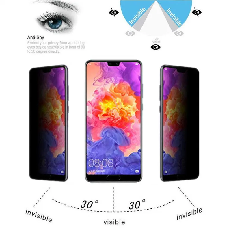 Anti Spy Glass For Xiaomi Redmi Note 12 11 10 Pro 9 8 7 9S 11S 10S 12S Poco X5 Pro 5G X3 X4 F3 Mi 13 12T Lite Screen Protectors