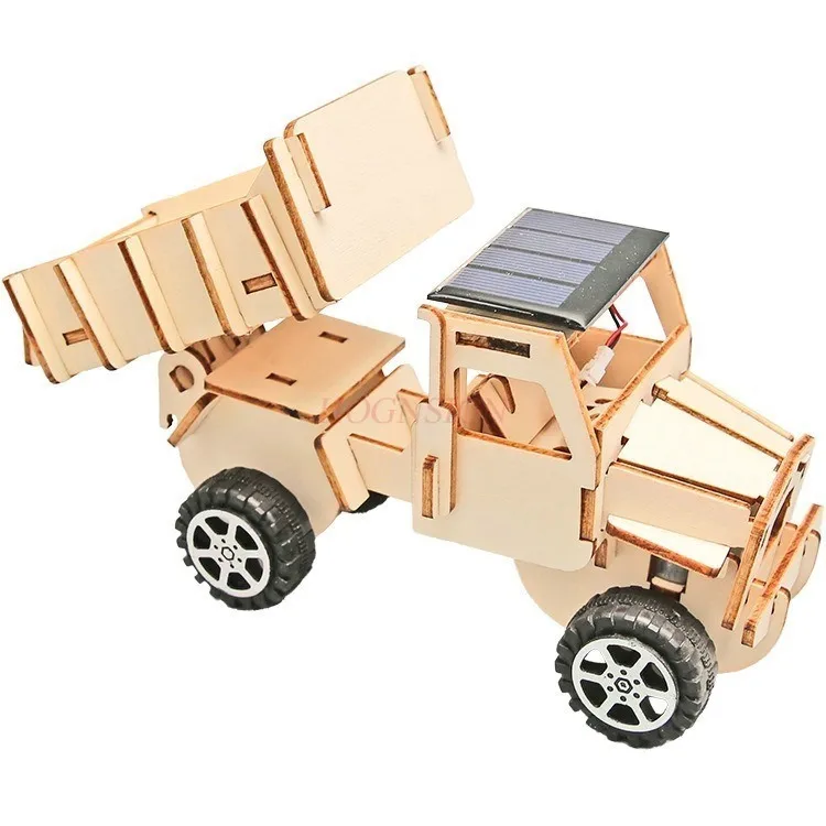 1 set Scientific experiment, handmade DIY solar truck technology, creative invention, student made toy