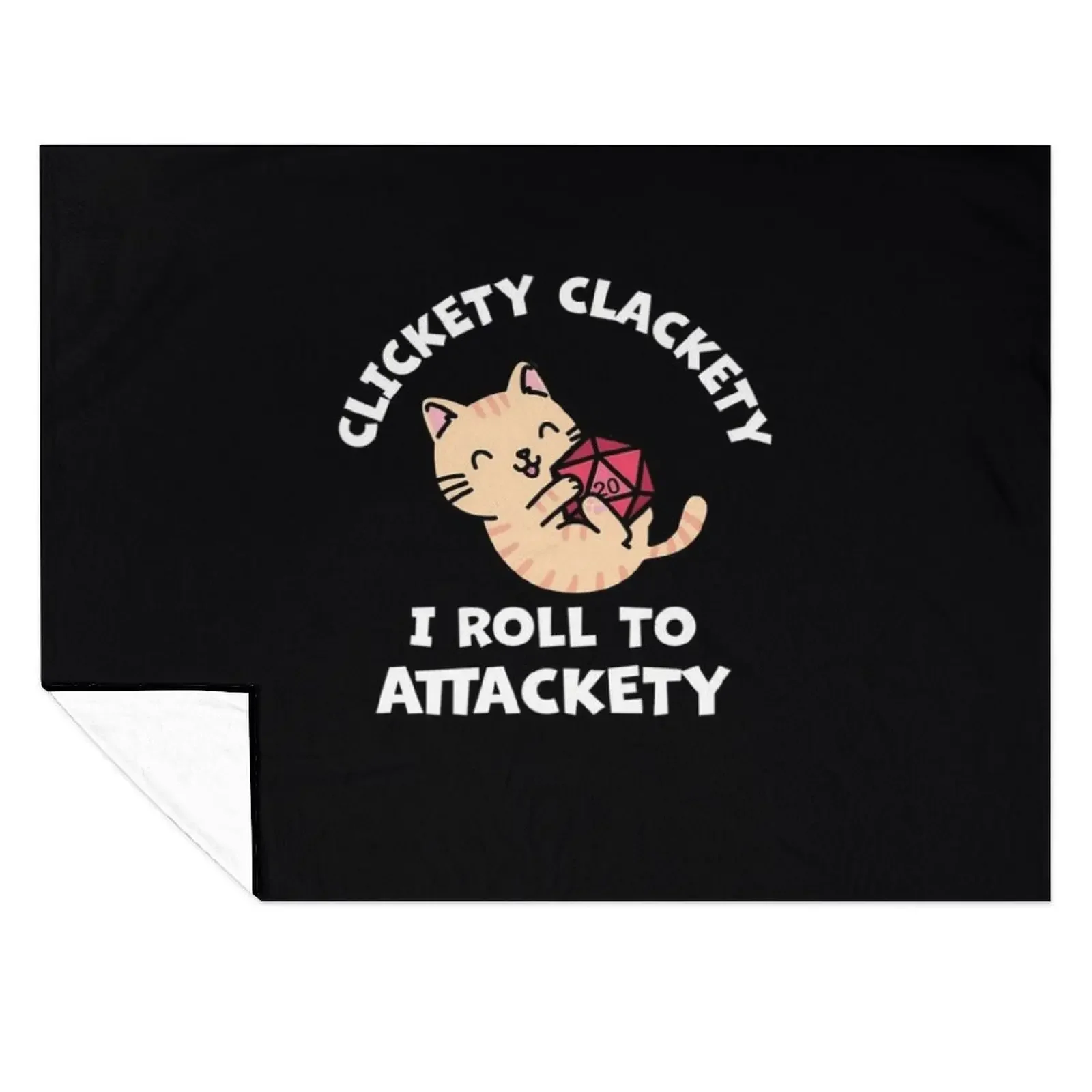

Clickety Clackety I Roll to Attackety Throw Blanket Cute Plush Extra Large Throw Thins Blankets