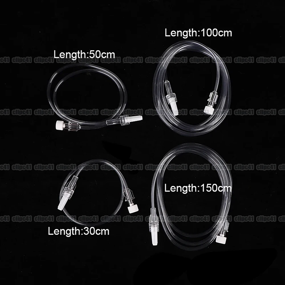 100Pcs Sterile IV Infusion Extension Line, Disposable Medical Extension Tube For Syringe Pump & IV Set, 30/50/100/150cm