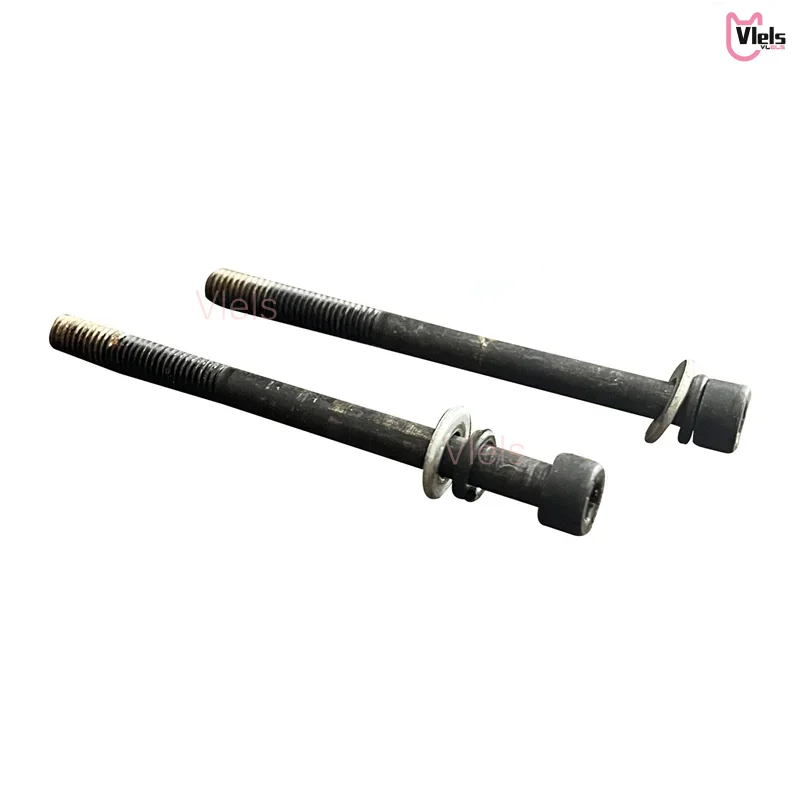2Pcs Exhaust Muffler Carburetor Screw For Oleo Mac Efco OM36 OM38 OM43 OM44 Sparta 36 37 43 44 Brushcutter Pipe Bolt Replacement
