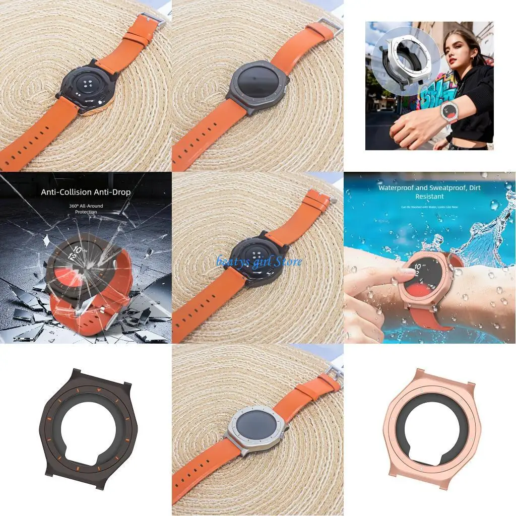 

C7AB Protector Cover Full Coverage Shell for Watch 3 Scratchproof Bumper Frame Case Housing Easy Installation
