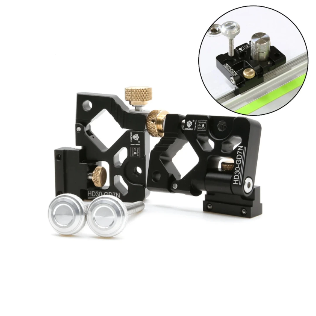 HONGDUI Folding Guide Rail Clamp HD30-GD7N Bench Dog Flip Clamps For Makita/Festool System