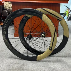 New 6560 wide 28mm Carbon Wheels Disc Brake 700c Road Bike Wheelset Quality Carbon Rim Center Lock Or 6-blot Bock Road Cycling