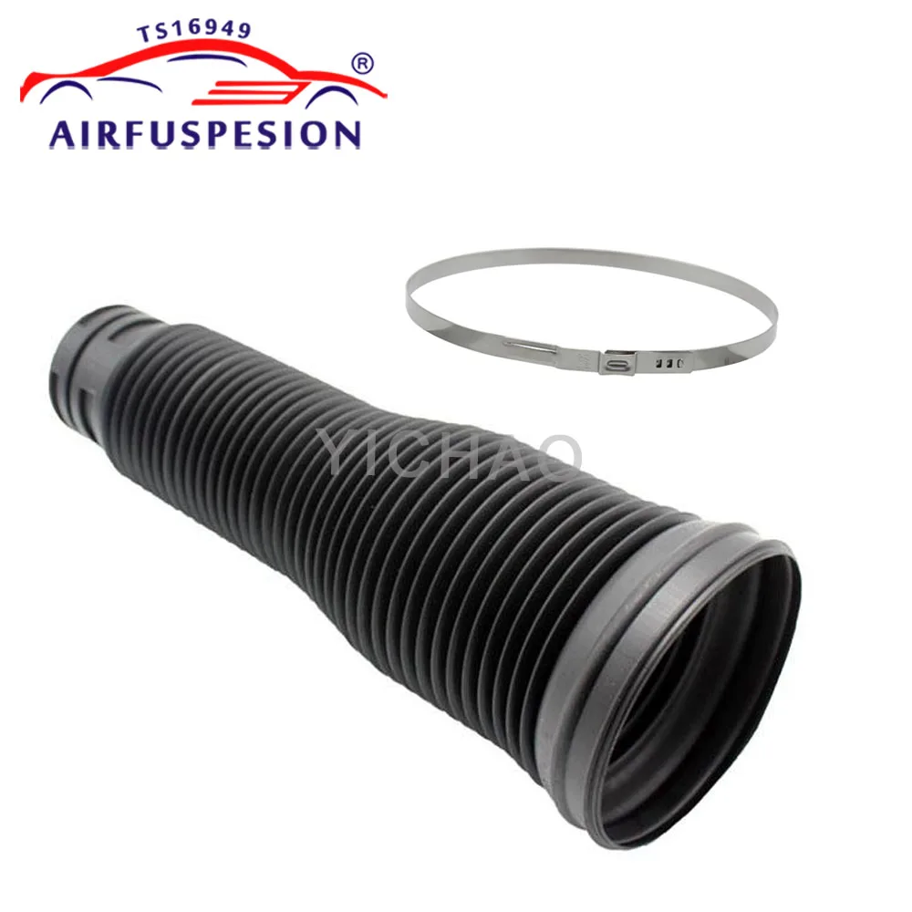 4pcs Front+Rear Air Shock Absorber Dust Cover+Rings For Mercedes Benz W221 S300 S320 S450 A2213204913 A2213205513 A2213205613