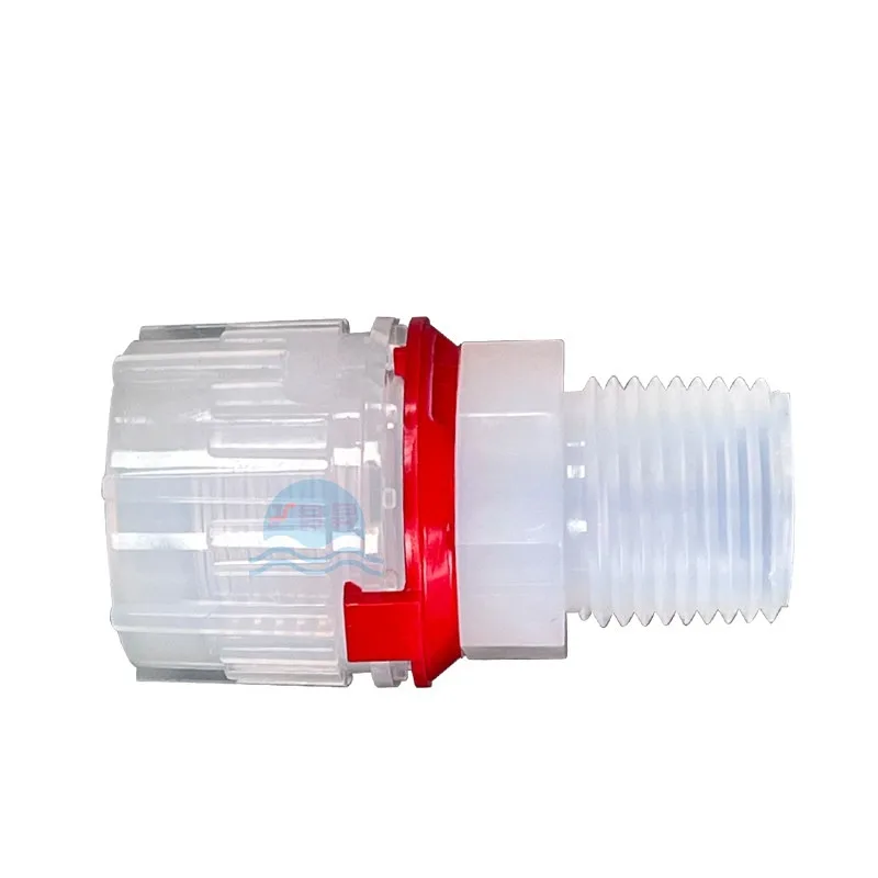PFA beaded outer wire direct connector can replace pillar Pira high purity PFA beaded outer tooth direct connector