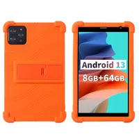 For VASOUN Model TAB 8 inch Kickstand Coat Shockproof Cover Tablet Case Silicon Stand Protective Shell Soft